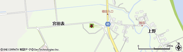 秋田県秋田市下浜楢田上野63周辺の地図
