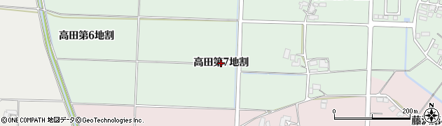 岩手県矢巾町（紫波郡）高田（第７地割）周辺の地図