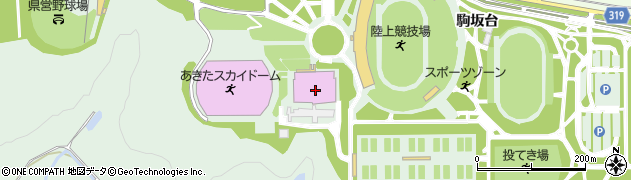 秋田県秋田市雄和椿川駒坂台4周辺の地図