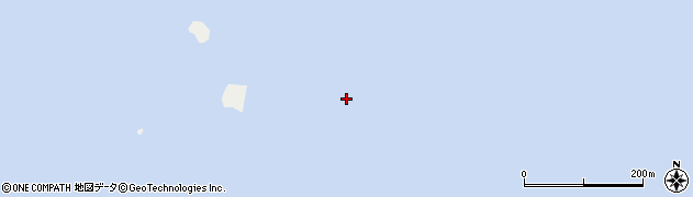 宿アカブ島周辺の地図