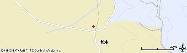 岩手県宮古市老木第１０地割周辺の地図