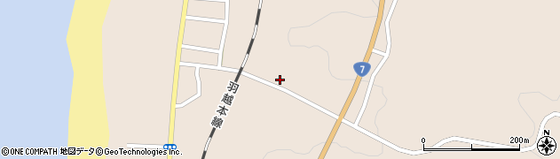 秋田県秋田市下浜長浜（観音道脇）周辺の地図