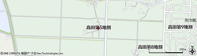 岩手県矢巾町（紫波郡）高田（第５地割）周辺の地図