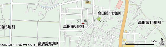 岩手県矢巾町（紫波郡）高田周辺の地図