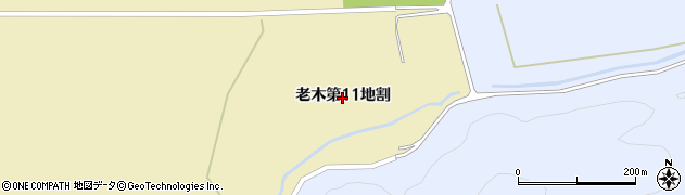 岩手県宮古市老木（第１１地割）周辺の地図