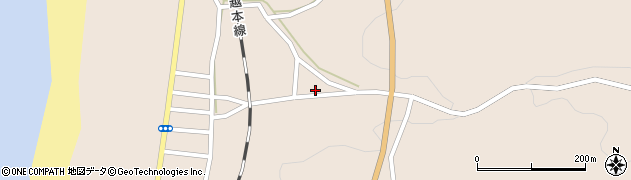 秋田県秋田市下浜長浜柳沢道脇周辺の地図