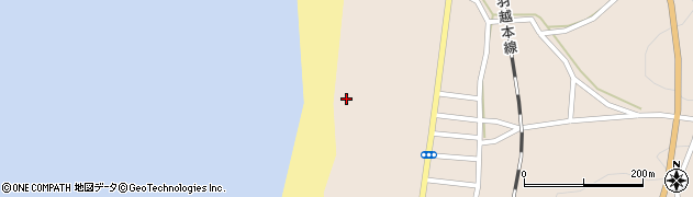 秋田県秋田市下浜長浜長浜周辺の地図