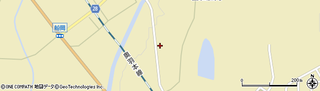 秋田県大仙市協和船岡合貝77周辺の地図