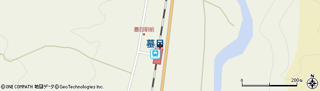 蟇目駅周辺の地図