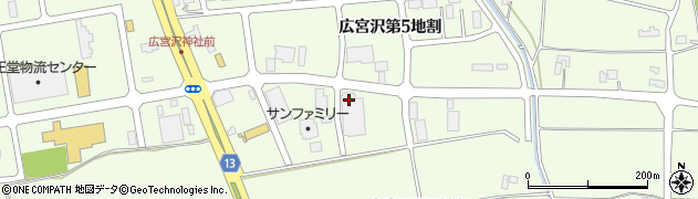 武蔵貨物自動車株式会社　盛岡支店周辺の地図
