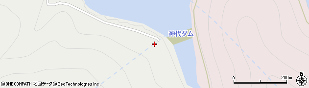 秋田県仙北市田沢湖卒田（大影小影）周辺の地図