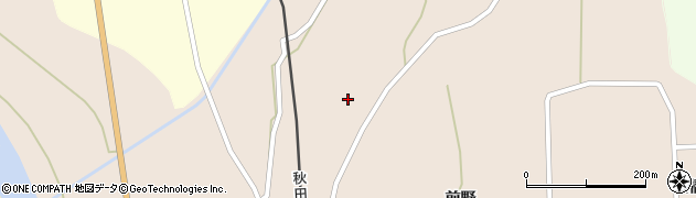 秋田県仙北市田沢湖角館東前郷中関51周辺の地図