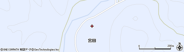 秋田県大仙市協和荒川仏ノ前周辺の地図