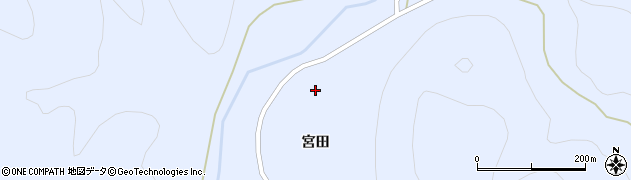 秋田県大仙市協和荒川（仏ノ前）周辺の地図