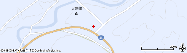 秋田県大仙市協和荒川木ノ目沢周辺の地図