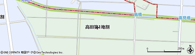 岩手県矢巾町（紫波郡）高田（第１地割）周辺の地図