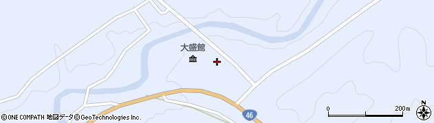 秋田県大仙市協和荒川（川前）周辺の地図