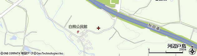 秋田県秋田市河辺戸島七曲石坂台周辺の地図
