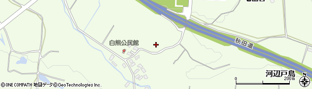 秋田県秋田市河辺戸島（七曲石坂台）周辺の地図
