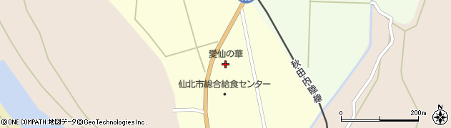 秋田県仙北市西木町西荒井番屋94周辺の地図