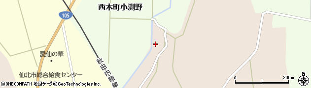 秋田県仙北市田沢湖角館東前郷中関140周辺の地図
