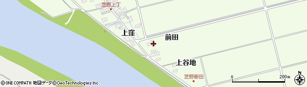 秋田県秋田市雄和芝野新田前田14周辺の地図
