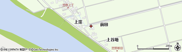 秋田県秋田市雄和芝野新田前田13周辺の地図