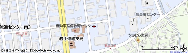 日立建機日本株式会社　盛岡営業所周辺の地図