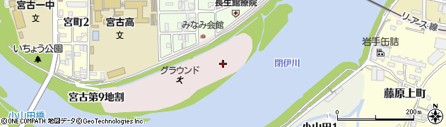 岩手県宮古市宮古（第９地割）周辺の地図