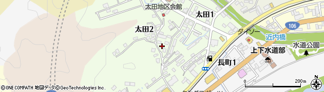 岩手県宮古市太田周辺の地図