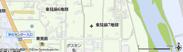 岩手県盛岡市東見前周辺の地図