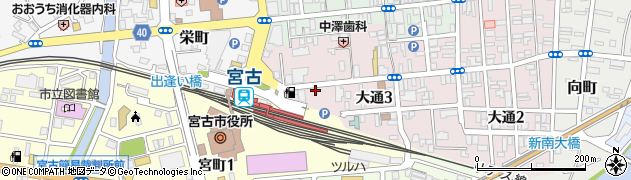 ニッポンレンタカー宮古営業所周辺の地図