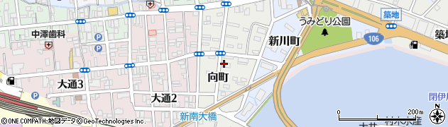 日専連宮古周辺の地図