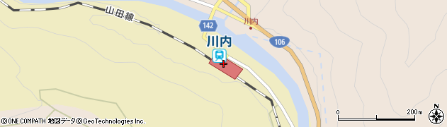 川内駅周辺の地図