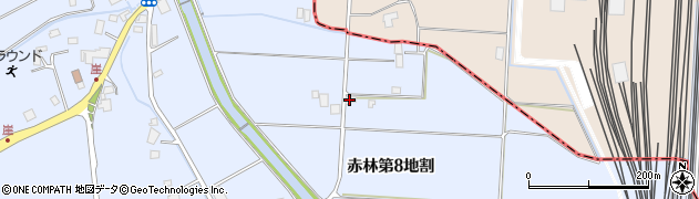 岩手県矢巾町（紫波郡）赤林（第８地割）周辺の地図
