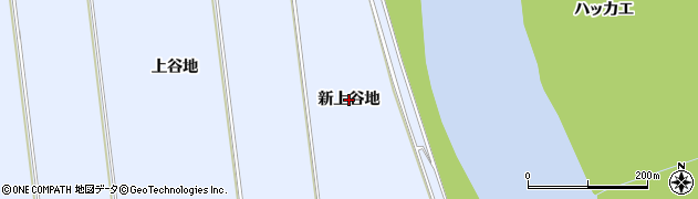 秋田県秋田市豊岩豊巻（新上谷地）周辺の地図