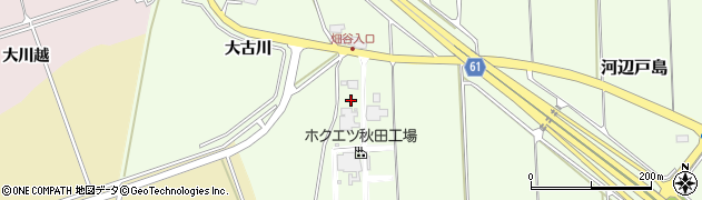 秋田県秋田市河辺戸島（野田）周辺の地図