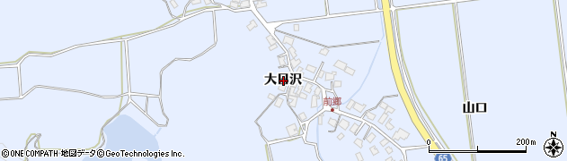 秋田県秋田市豊岩豊巻（大日沢）周辺の地図