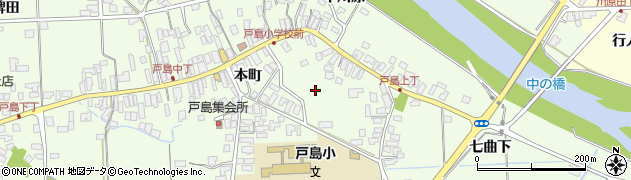 秋田県秋田市河辺戸島本町周辺の地図