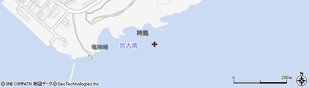 袴島周辺の地図