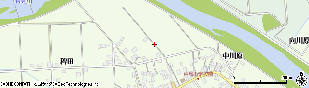 秋田県秋田市河辺戸島周辺の地図