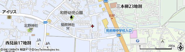 和野3号幼児公園周辺の地図