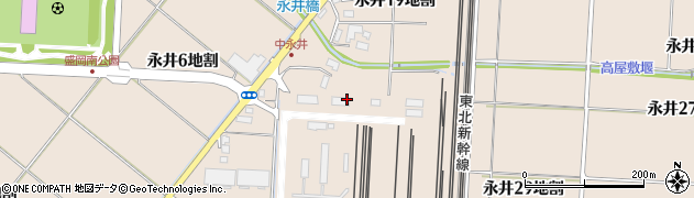 三八五通運株式会社　盛岡貨物ターミナル支店コンテナ引越センター周辺の地図