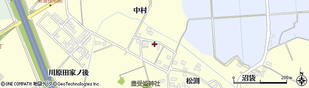 秋田県秋田市河辺松渕松渕68周辺の地図