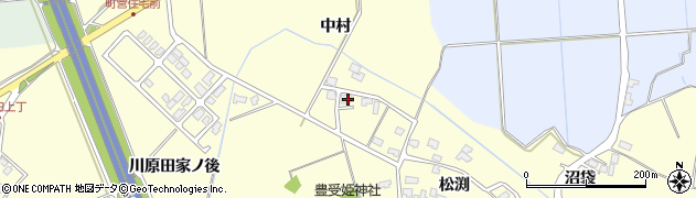 秋田県秋田市河辺松渕松渕52周辺の地図