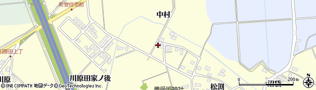 秋田県秋田市河辺松渕松渕65周辺の地図