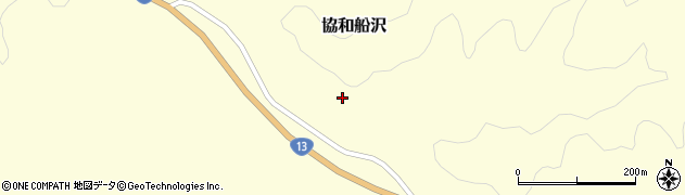 秋田県大仙市協和船沢船沢周辺の地図