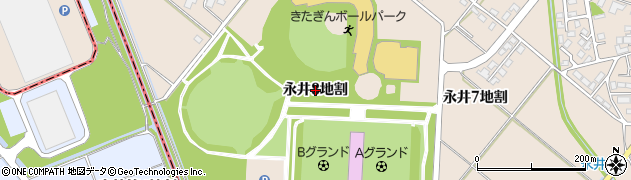 岩手県盛岡市永井（８地割）周辺の地図