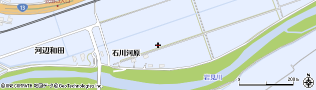 秋田県秋田市河辺和田周辺の地図