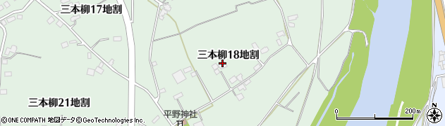 岩手県盛岡市三本柳（１８地割）周辺の地図